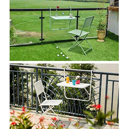 Table suspendue pour balcon et petit espace sans encombrement - 7