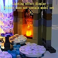 Vista 6 de Juego de luces para Hogwarts Clock Tower Building Blocks Modelo compatible con Lego 75948 (juego de modelos no incluidos)
