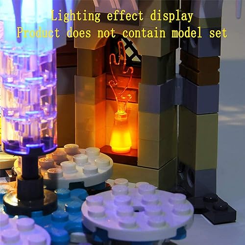 Miniatura 6 de Juego de luces para Hogwarts Clock Tower Building Blocks Modelo compatible con Lego 75948 (juego de modelos no incluidos)