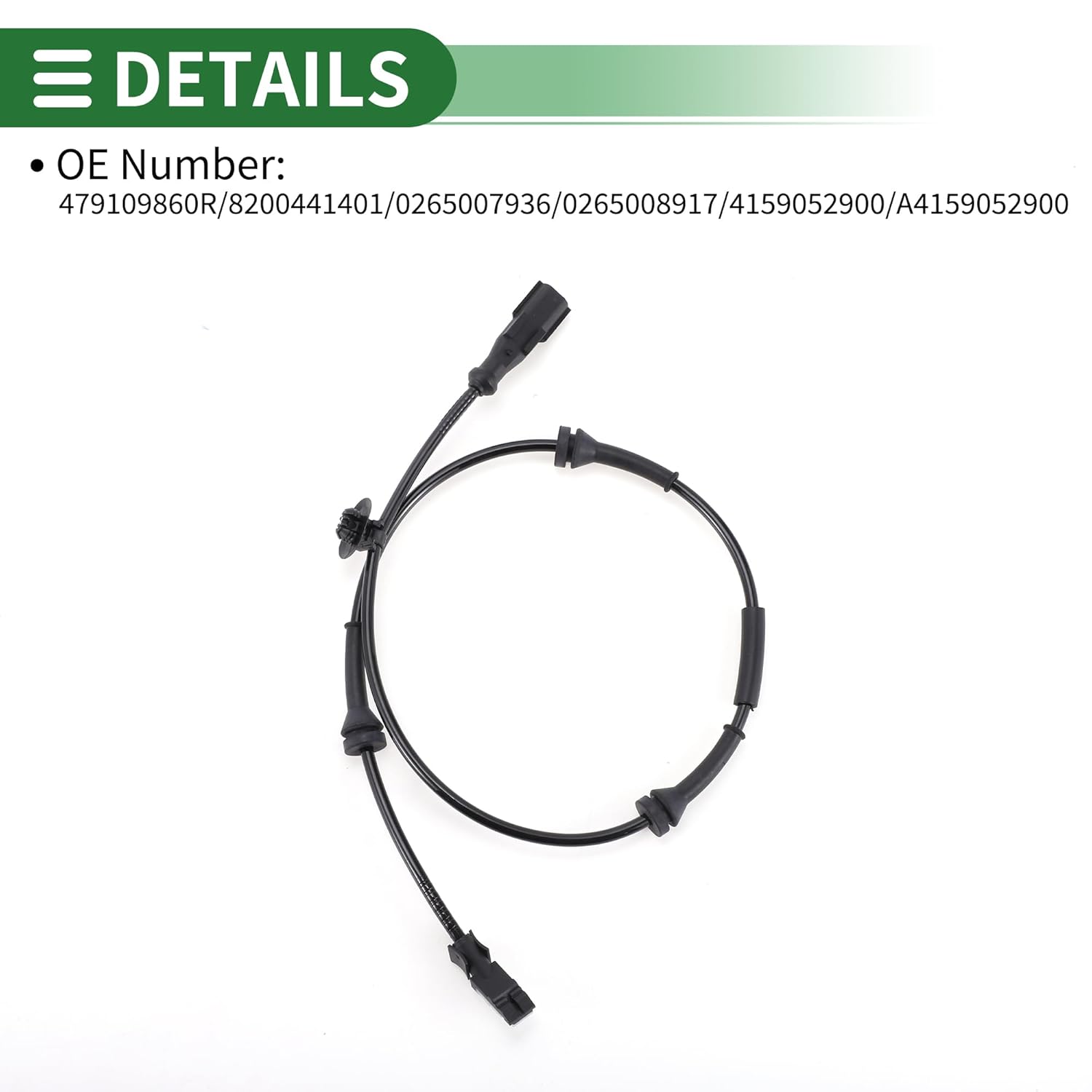 Motoforti ABSホイールスピードセンサー ABSセンサー アンチロックブレーキシステムセンサー Renault Kango