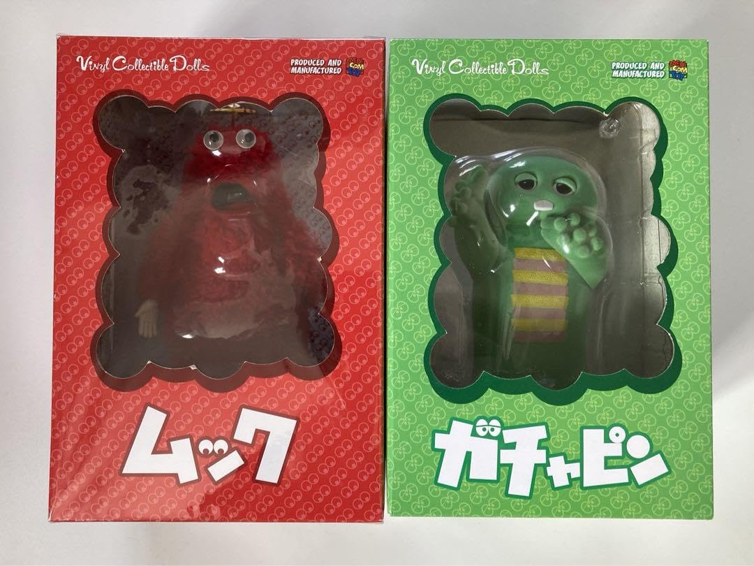 Amazon.co.jp: メディコムトイ ガチャピンムック フィギュア2体セット 