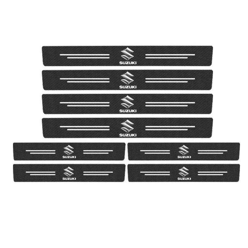 9 Pezzi Battitacco Adesivi Soglie Porte, Per Suzuki SX4 S