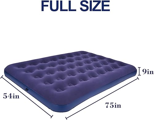 Miniatura 5 de RAPTAVIS Cama inflable del colchón de aire del tamaño completo, infla la almohadilla de dormir que acampa del colchón