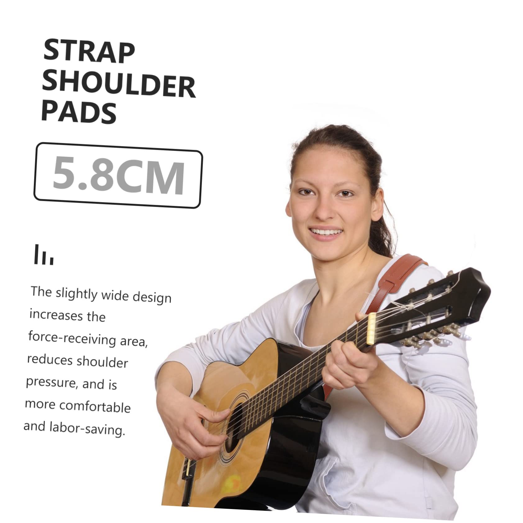 elegante cinturón de guitarra correa guitarra acústica guitar strap guitarras correa de guitarra clásica correa de guitarra creativa cinturón de instrumentos Cuero Brown