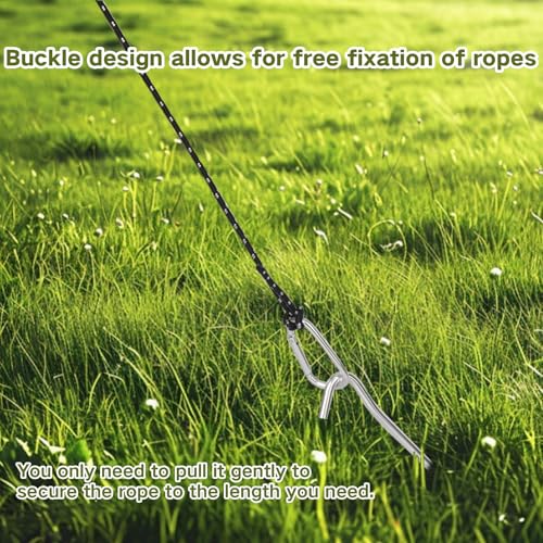 LURICO Camping Zubehör Abspannseile Camping Set – 8X reflektierende Zeltleinen (2m, 2mm) + 8X Alu-Heringe & 8X Alu-Spanner für sichere Zeltbefestigung (Schwarz)