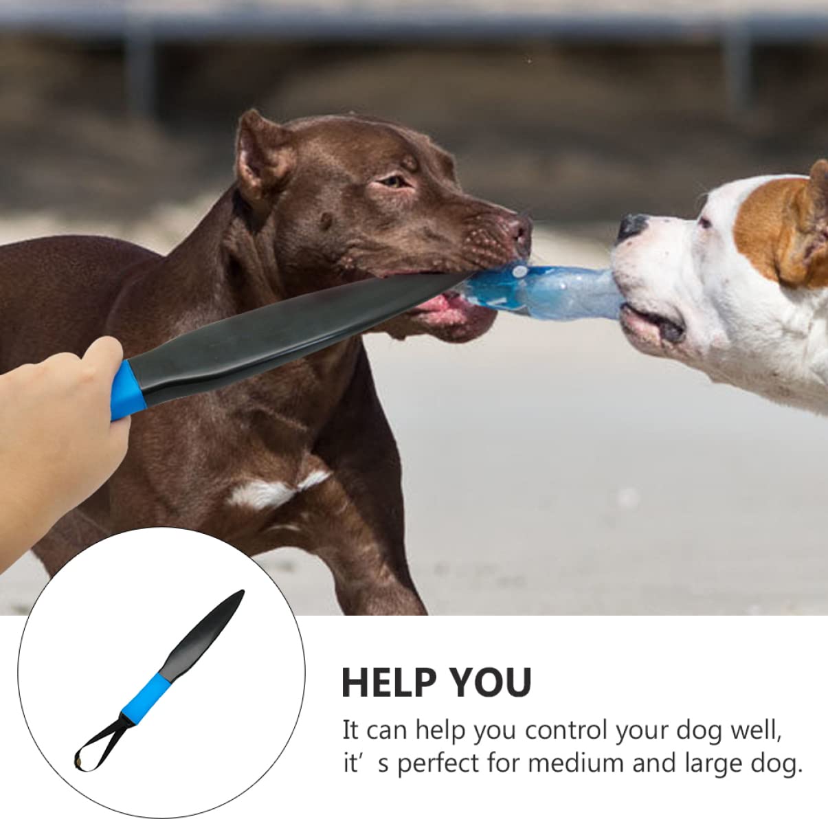 GALPADA Break Stick Durable Dog Training Tool for Breeds for Preventing Biting and Fighting Arenas Patrolling and Hunting Activities