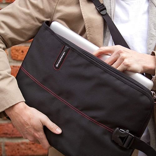 Miniatura 6 de Brenthaven Prostyle Slimpack - Mochila para portátiles de 15 pulgadas, MacBooks, Chromebooks y tabletas, duradera, ligera, cómoda y segura para