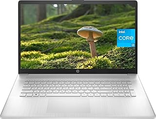 HP 2023 Newest Laptop, 17.3 Inch Display, Intel Core i3-1125G4 Processor, 16GB RAM, 512GB SSD, Intel UHD Graphics, WiFi, Bluetooth, USB Type A&C, Windows 11 Home in S Mode