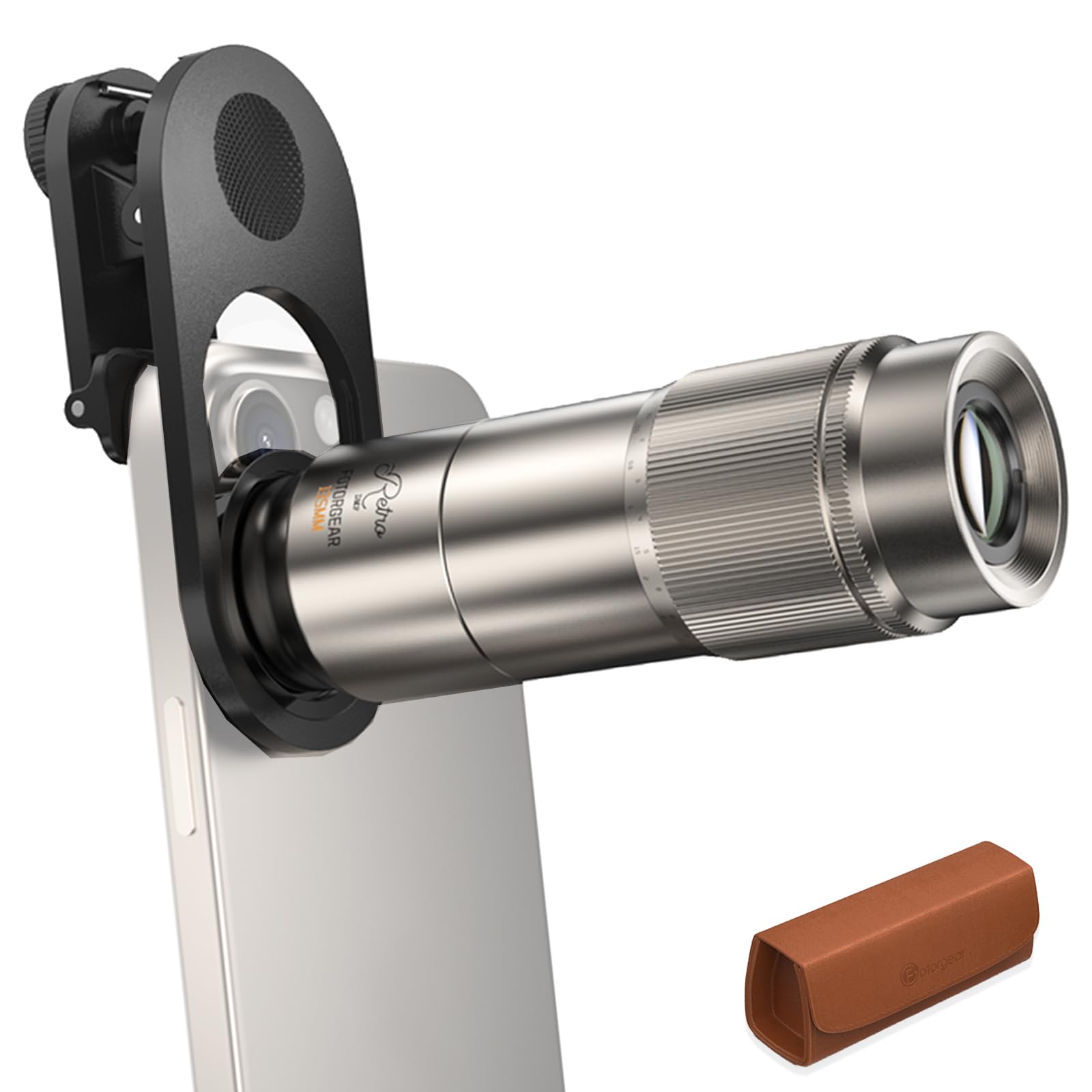 Amazon.co.jp: Fotorgear 135mm 望遠電話レンズ ポートレート写真用