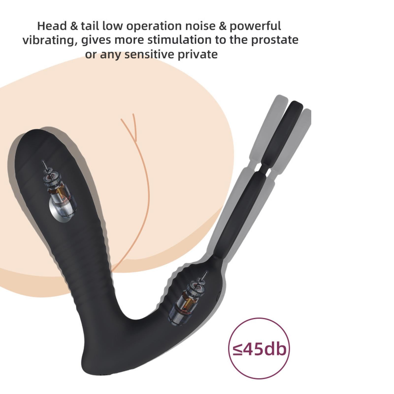 Anello di bloccaggio Anello del pene Vibratori a scossa Giocattoli anali per uomini Anelli per il pene potenti Donne Masturbatore Plug anale Giocattoli sessuali