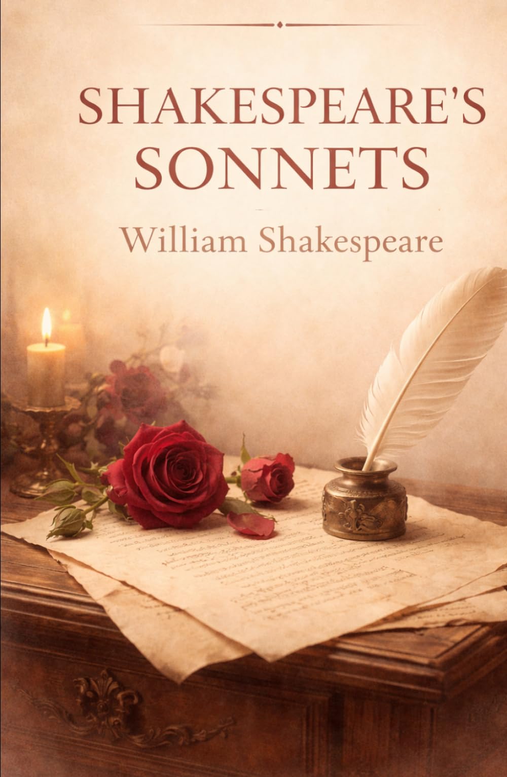 Shakespeare’s Sonnets: A Timeless Collection of Love, Beauty, and Reflection: William Shakespeare’s Classic Poetry on Love, Time, Mortality, and Human Emotion