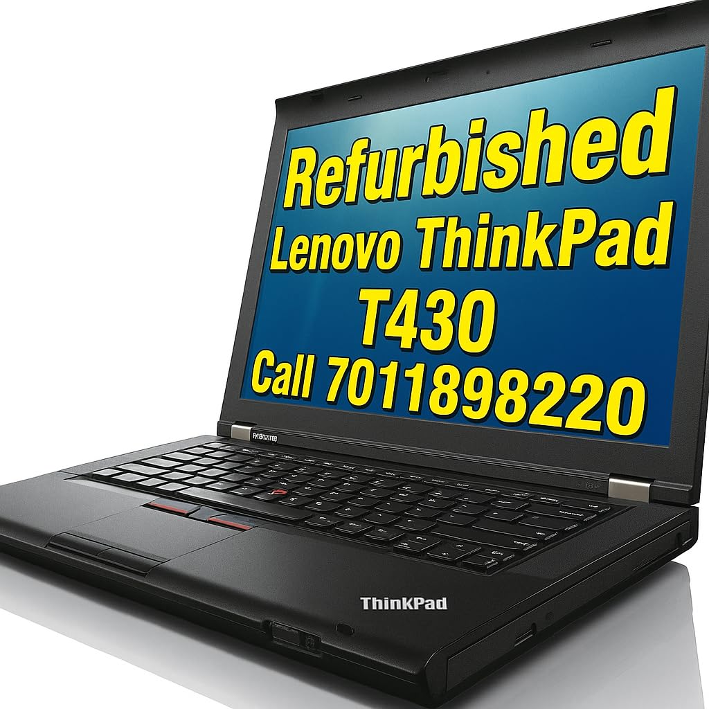 Certified Refab ThinkPad T430 Core i5 3320m – 8GB RAM, 128GB SSD 14″, Win 10 Pro, Professional Business Laptop