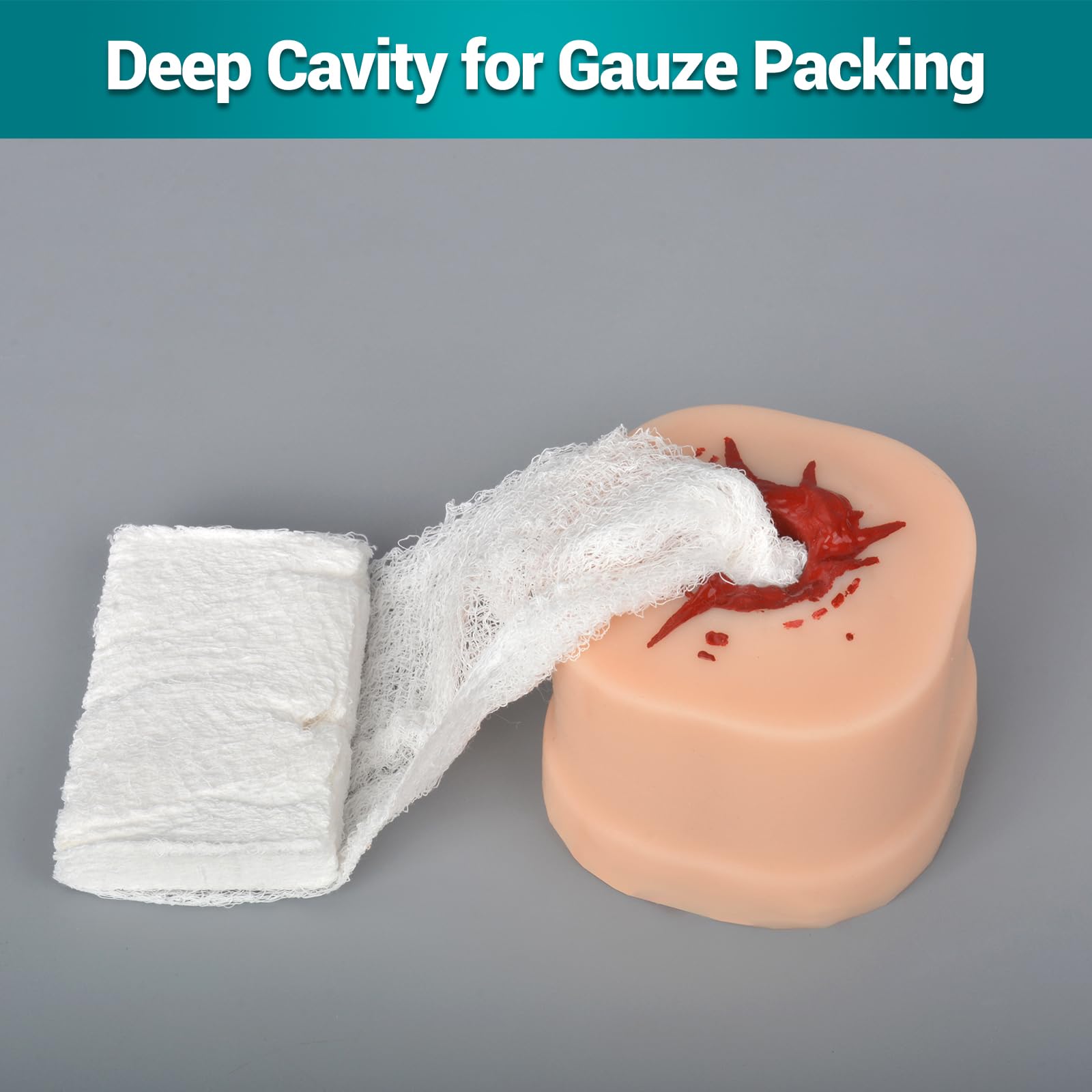 Medarchitect Wound Packing Task Trainer, Bleed Control Tourniquet Trainer, Basic Wound Packing Trainer do edukacji medycznej