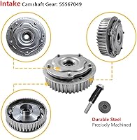 Vista 3 de Fase de leva variable con piñón y engranajes de árbol de levas de admisión y escape Compatible con Chevrolet Aveo5, Pontiac G3, Saturn Astra 1.6L