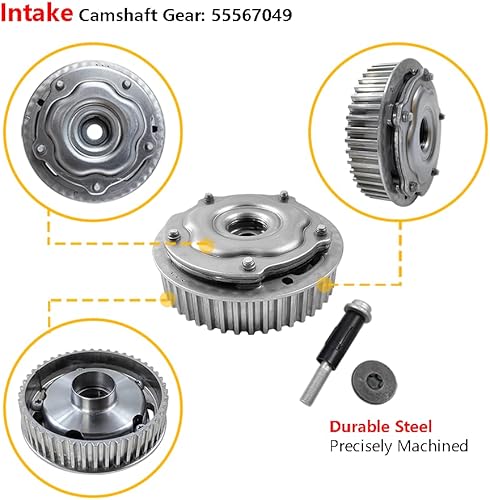 Miniatura 3 de Fase de leva variable con piñón y engranajes de árbol de levas de admisión y escape  Compatible con Chevrolet Aveo5, Pontiac G3, Saturn Astra 1.6L