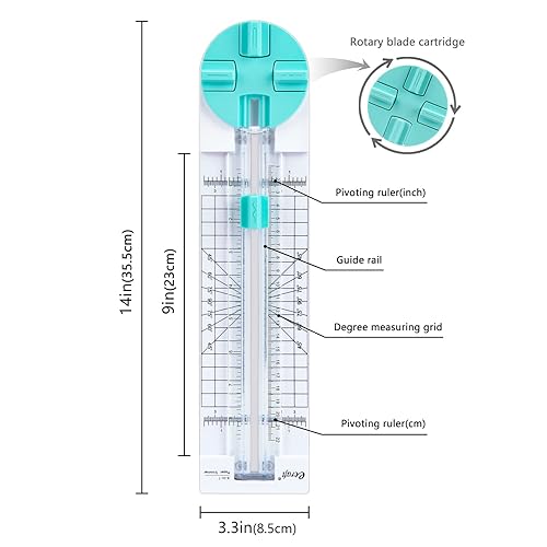 Miniatura 2 de Cortador de papel para manualidades, 4 estilos, herramienta multifunción para álbumes de recortes y perforadora de esquina de papel, 3 en 1 (R4 mm,