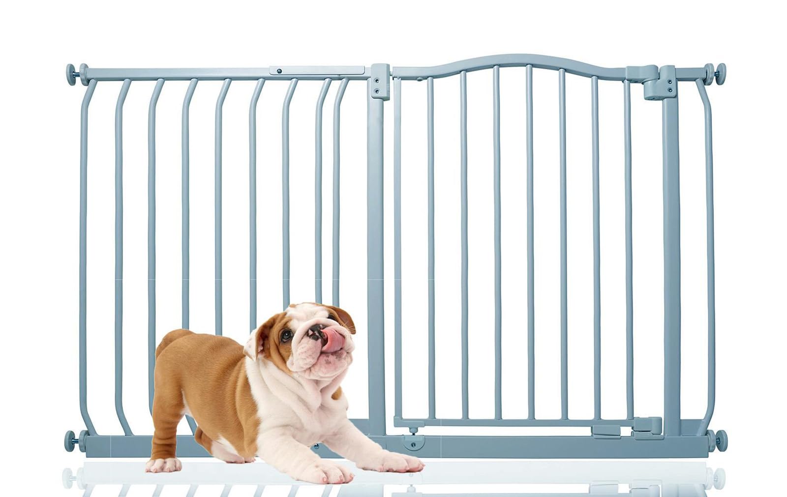 Bettacare Curved Top Dog Gate, 161cm - 170cm, Matt Black, Pressure Fit Pet Gate for Puppy and Dog, Easy Installation — view 24