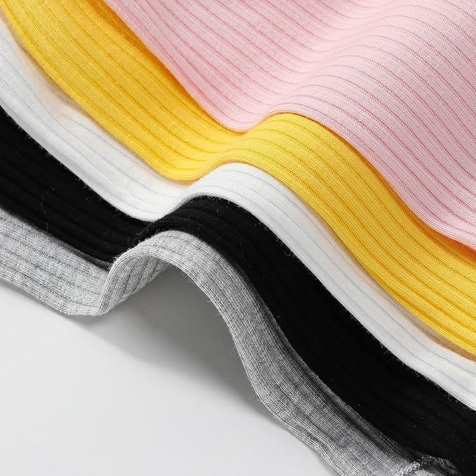 Toddler and Baby Girl Stretchy Flare Pants with Ruffle Fleece Pants and Leggings 5-Pack - Image 8