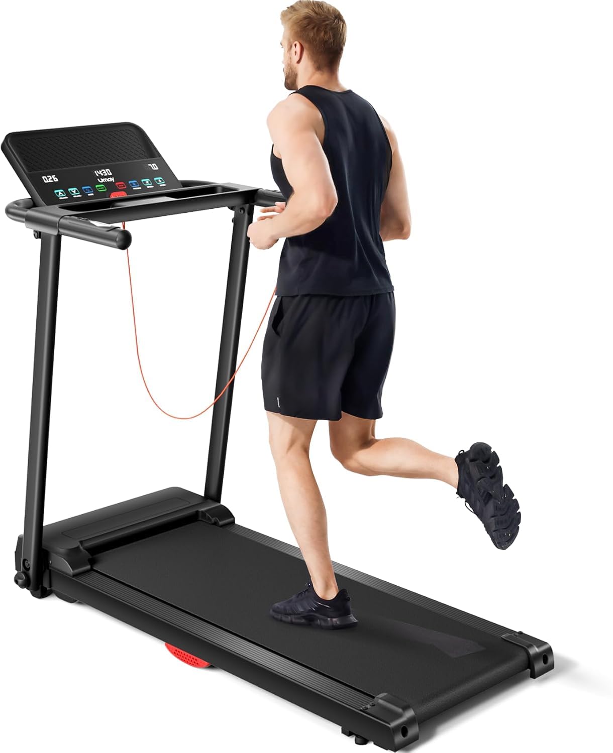 UMAY P9 Foldable Treadmill in a home setting