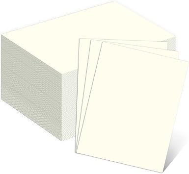 Goefun 110lb Cream Cardstock 100 Sheets Ivory Cardstock Paper 300 GSM