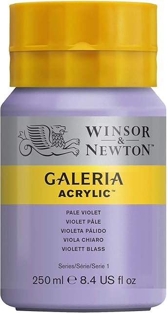 Winsor & Newton Series 1 250ml Bottle Galeria Acrylic Colour with Nozzle Cap - Pale Violet