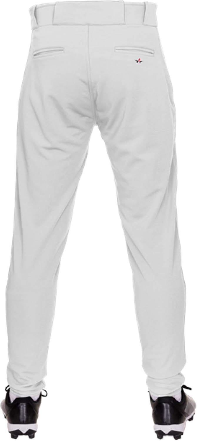Alleson Athletic Boys' Crush Tapered Baseball Pant – Durable, Flexible Fabric, Moisture-Wicking, and Stylish Fit