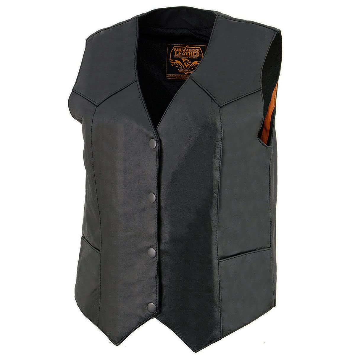 Amazon.co.jp: Milwaukee Leather SH1227 レディース ブラックレザー