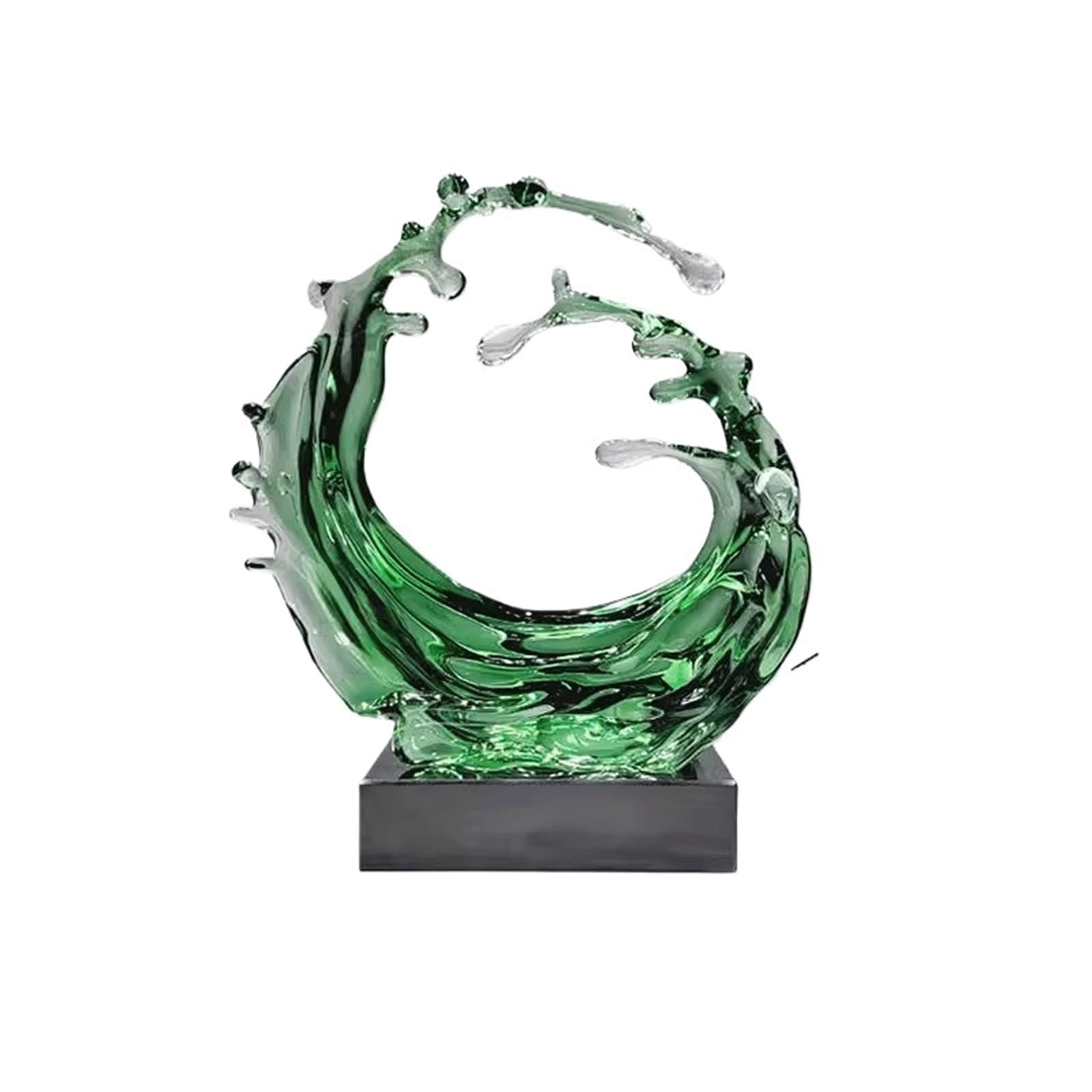 Wqqyu6hkf One Color Table Decorations Decorative Items In The Foyer Living Room Tv Cabinet Transparent Resin And Foam Sculpture Art Statue