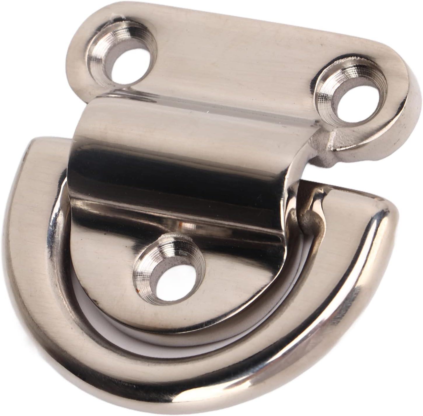 D Rings Folding Pad Eye, Folding Pad Eye Stable Performance 4 Sets Replace Accessories Stainless Steel for Marine