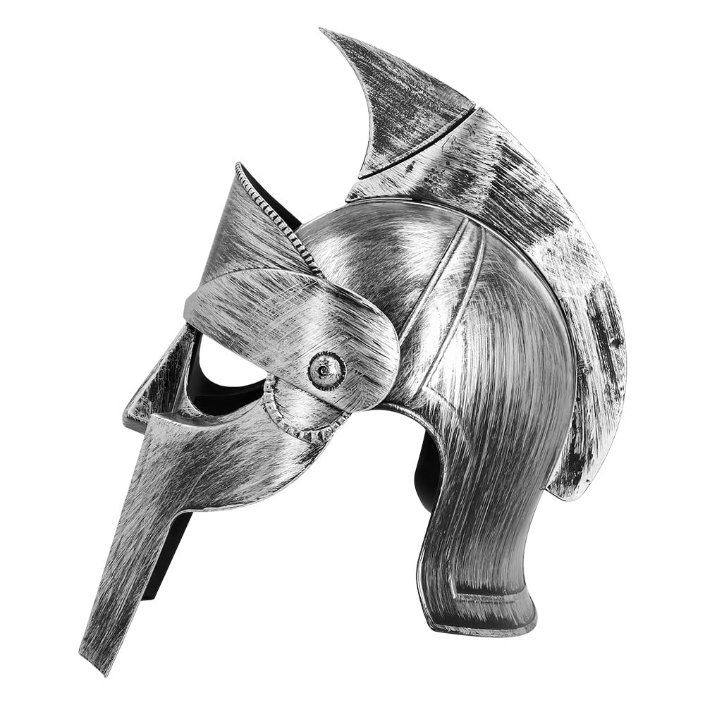 NEU Helm Römer für Erwachsene, 1 Stück, gold-rot - Steinzeit, Römer