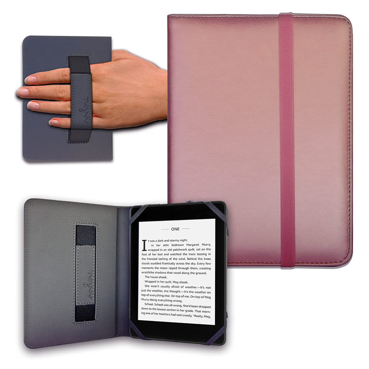 Funda para Libro electrónico eReader eBook de 6 Pulgadas - Kobo, Woxter, Tagus, BQ, Energy, SPC, Inves, Papyre, Wolder, Nolim - 6" Universal - elástico (173) — view 13
