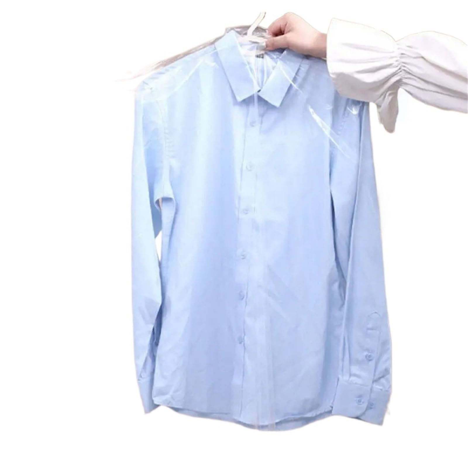 Clothes Covers Protector Bags 1Pcs Clothing Dust Cover Transparent Tough Plastic Dry Cleaner Disposable Garment Coat Suit Storage