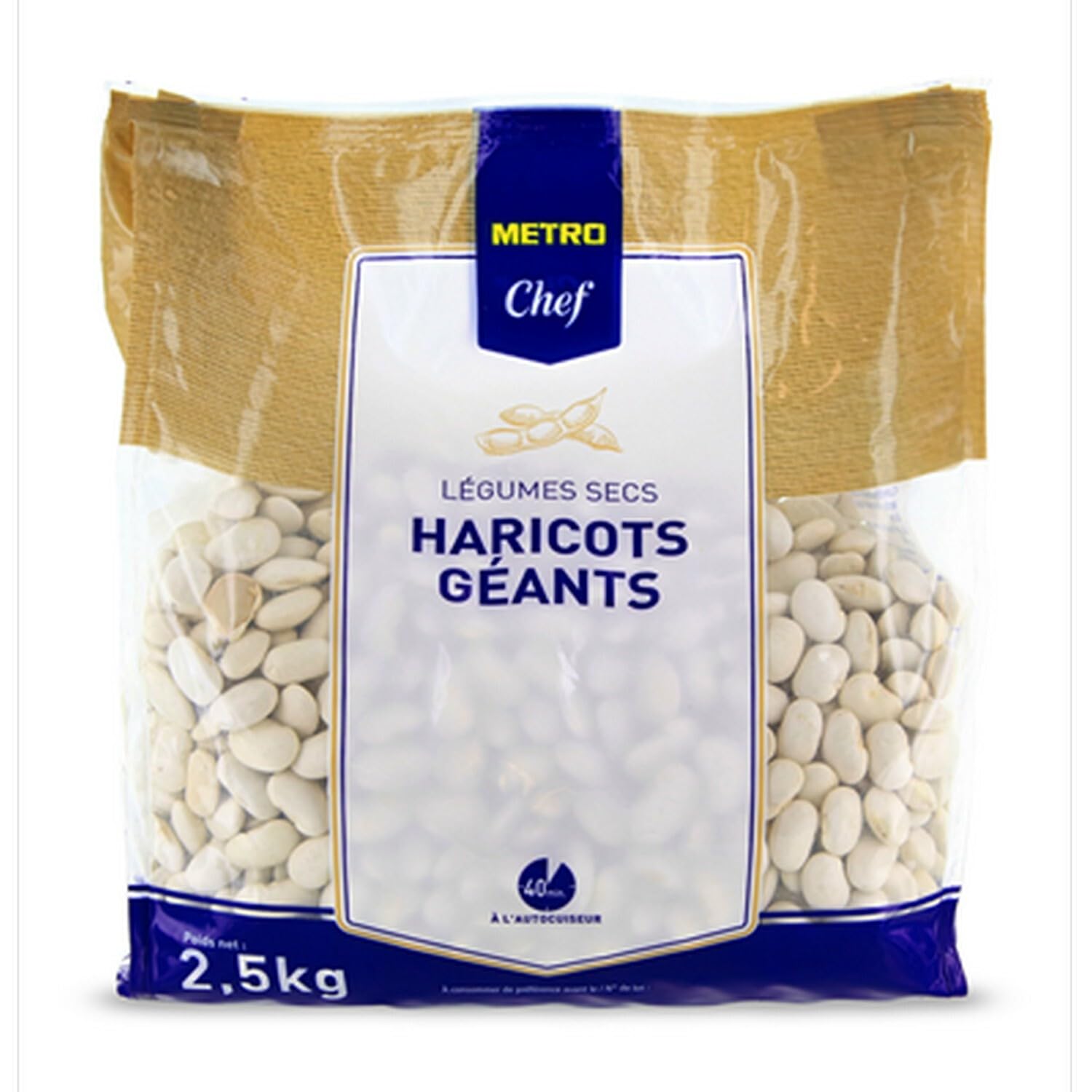 METRO Chef Haricots Soissons 2.5 kg