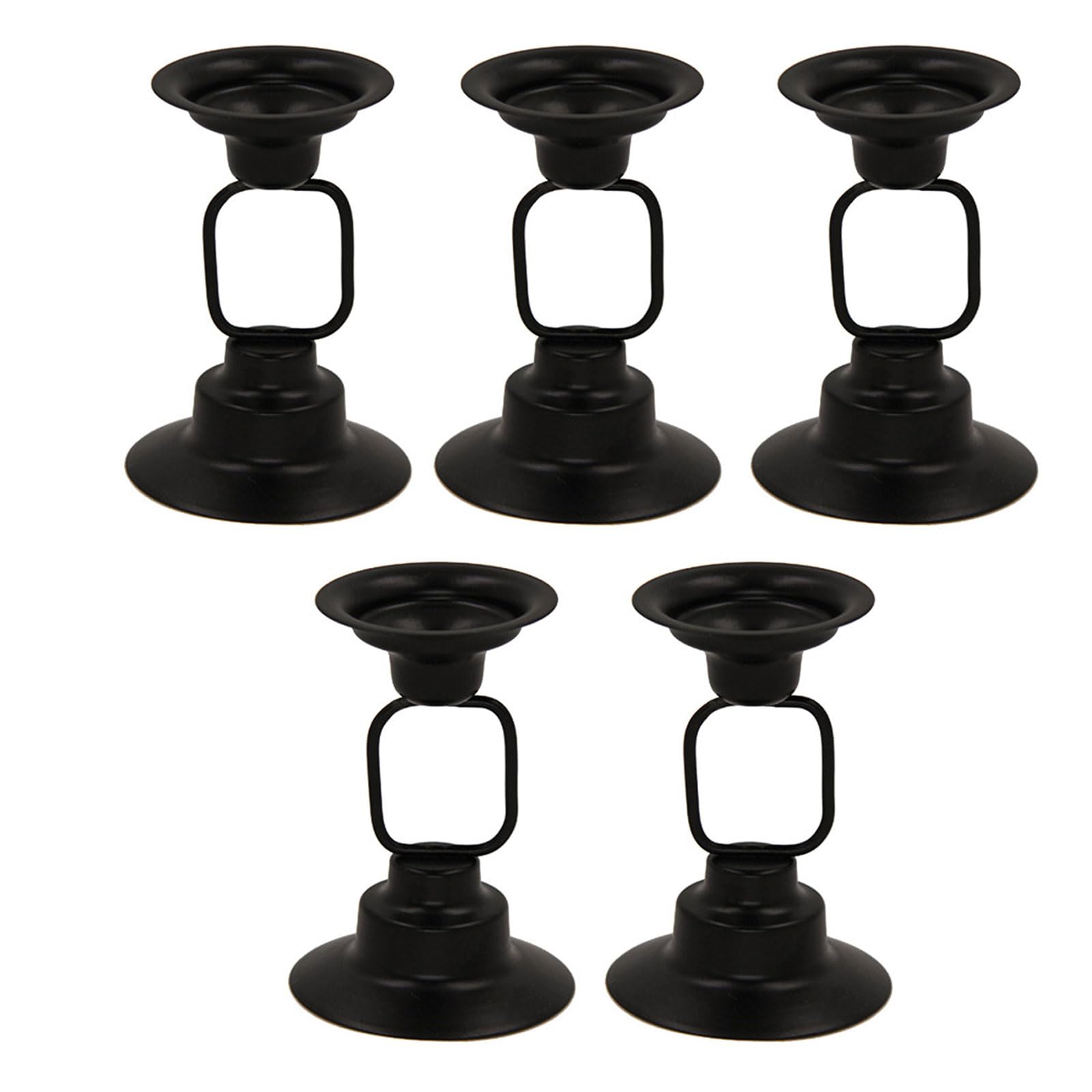 Nucelit Sophisticated Metal Candleholder Candlestick for Gifting Home Decoration Table Setting Holder 1PC Metal Candlestick Ornament