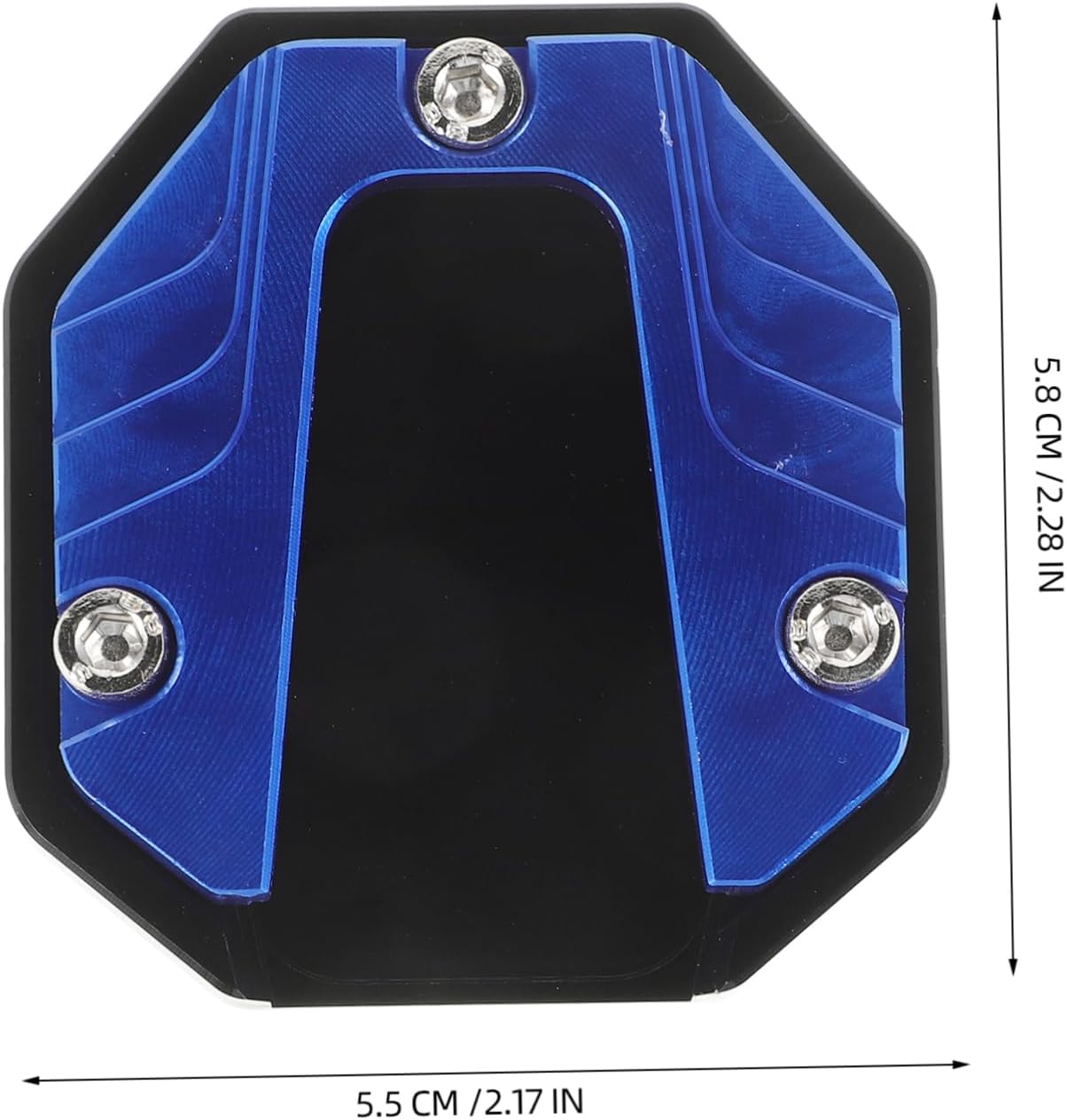 Motorcycle Kickstand Pad Plate Aluminum Alloy Side Stand Support