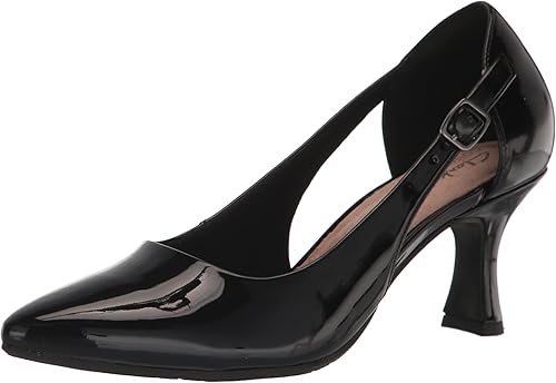 Clarks Collection Women's Kataleyna Rae Pump, Black Patent, 6 M US