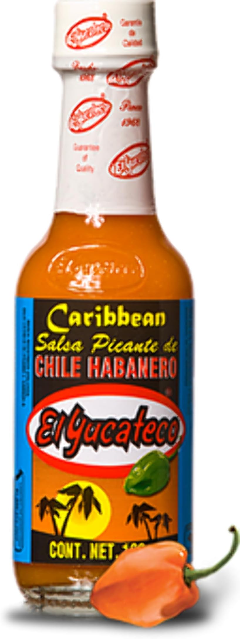 El Yucateco Hot Sauce Caribbean 120ml