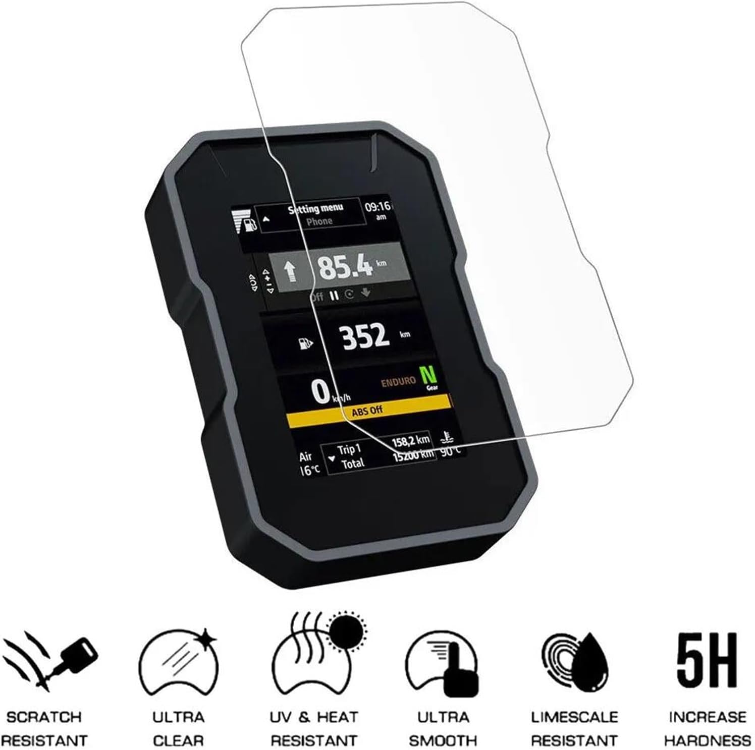 スクリーンプロテクター器具 ドゥカティ用砂漠 X 2022-2023 アクセサリーオートバイスクラッチクラスター画面ダッシュボード保