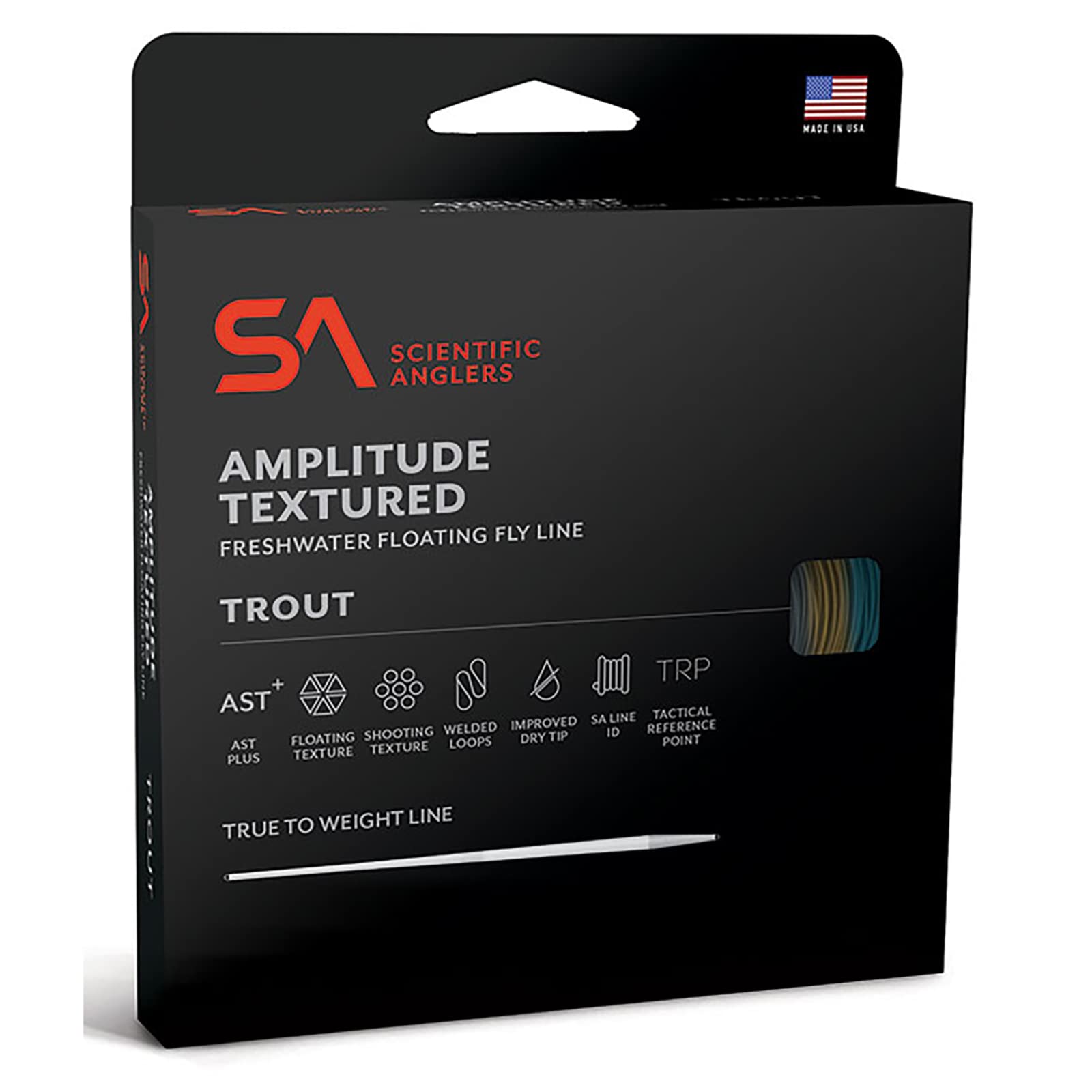 SA Amplitude Textured Trout Standard Freshwater Fly Line