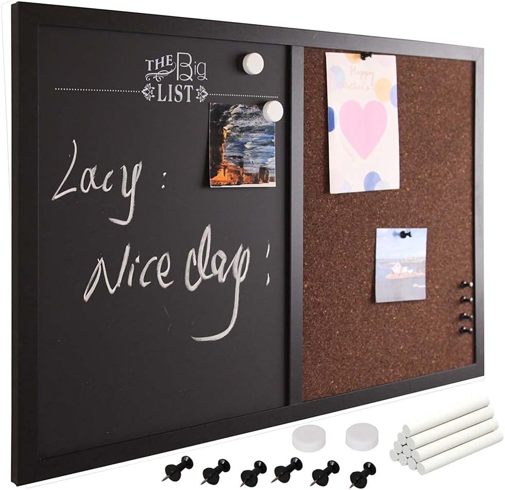 ALLboards Lavagna Bianca Magnetica E In Sughero Combinata 60x40cm - Foto 9