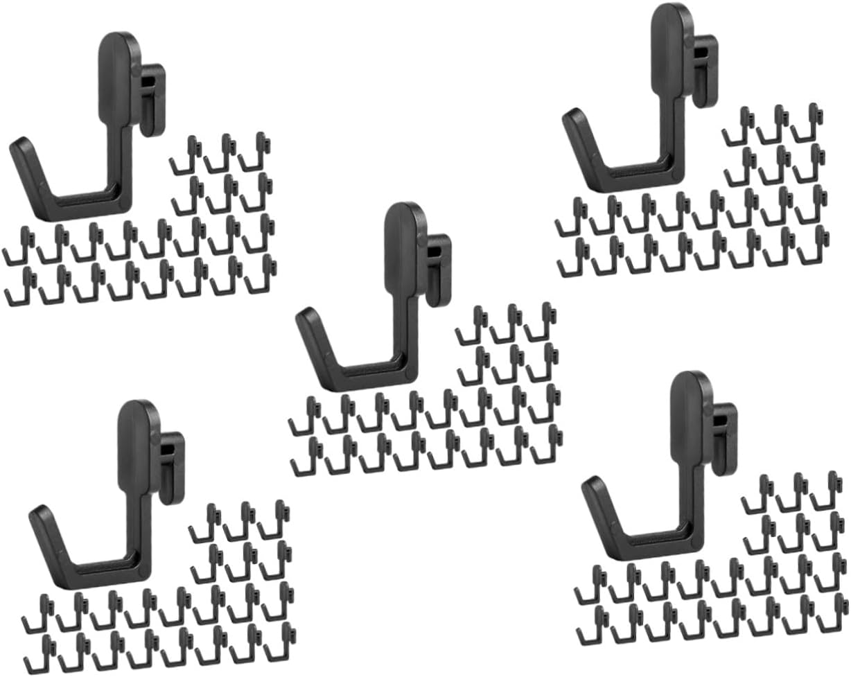 Luxshiny 150pcs Pegboard Hooks Set for Tool Organization Sturdy Easy to Install for Garage Kitchen and Office Storage