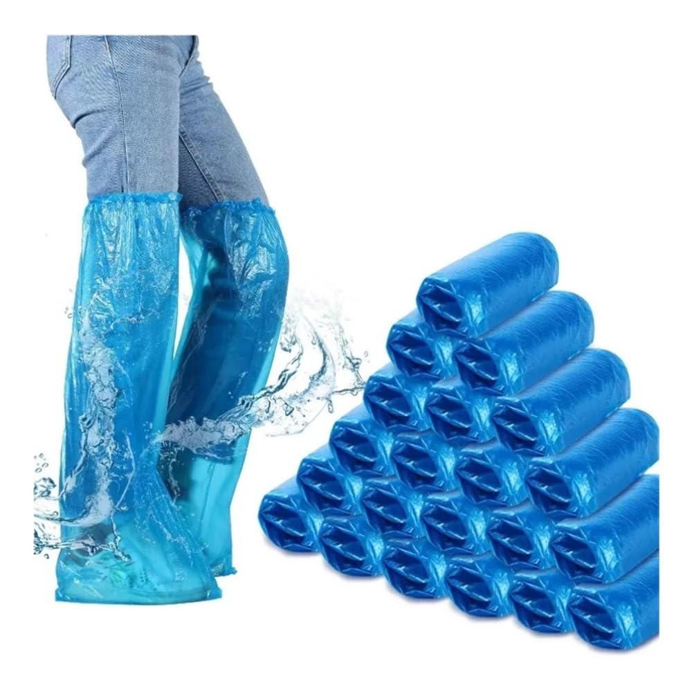 10-200pcs Lungo Monouso Scarpa Coperture Impermeabile Antiscivolo Pioggia Stivali Unisex
