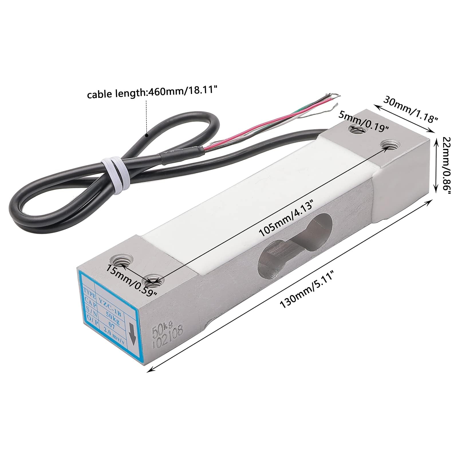 PSD-X2 Cantilever Beam Load Cell Weighing Sensor 100/200KG With