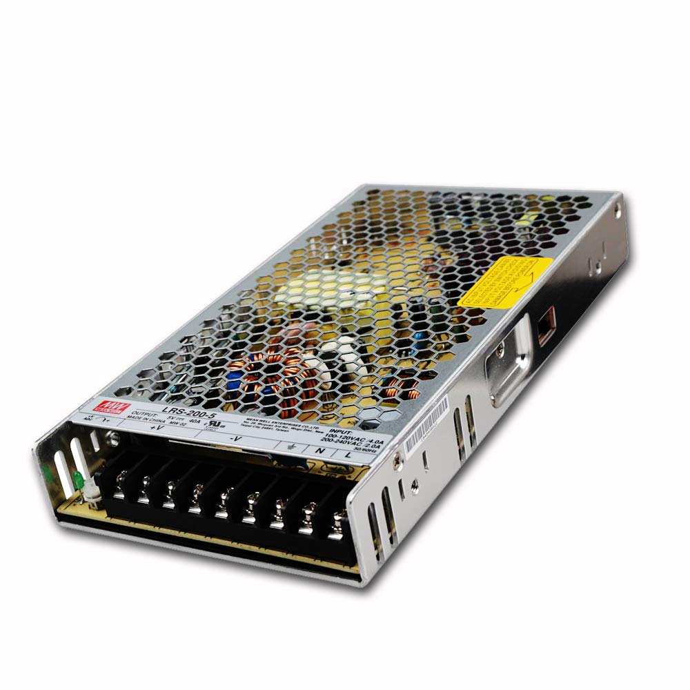Amazon.com: New Switch Power Supply 4.2V 40A 168W 215x115x30mm for Mean Well MW MeanWell LRS-200-4.2 : Electronics | 200W LRS single output switch power supply LRS-200 LRS-200-5 LRS-2 | モーション起動スイッチ | IEYCDIHUZ
