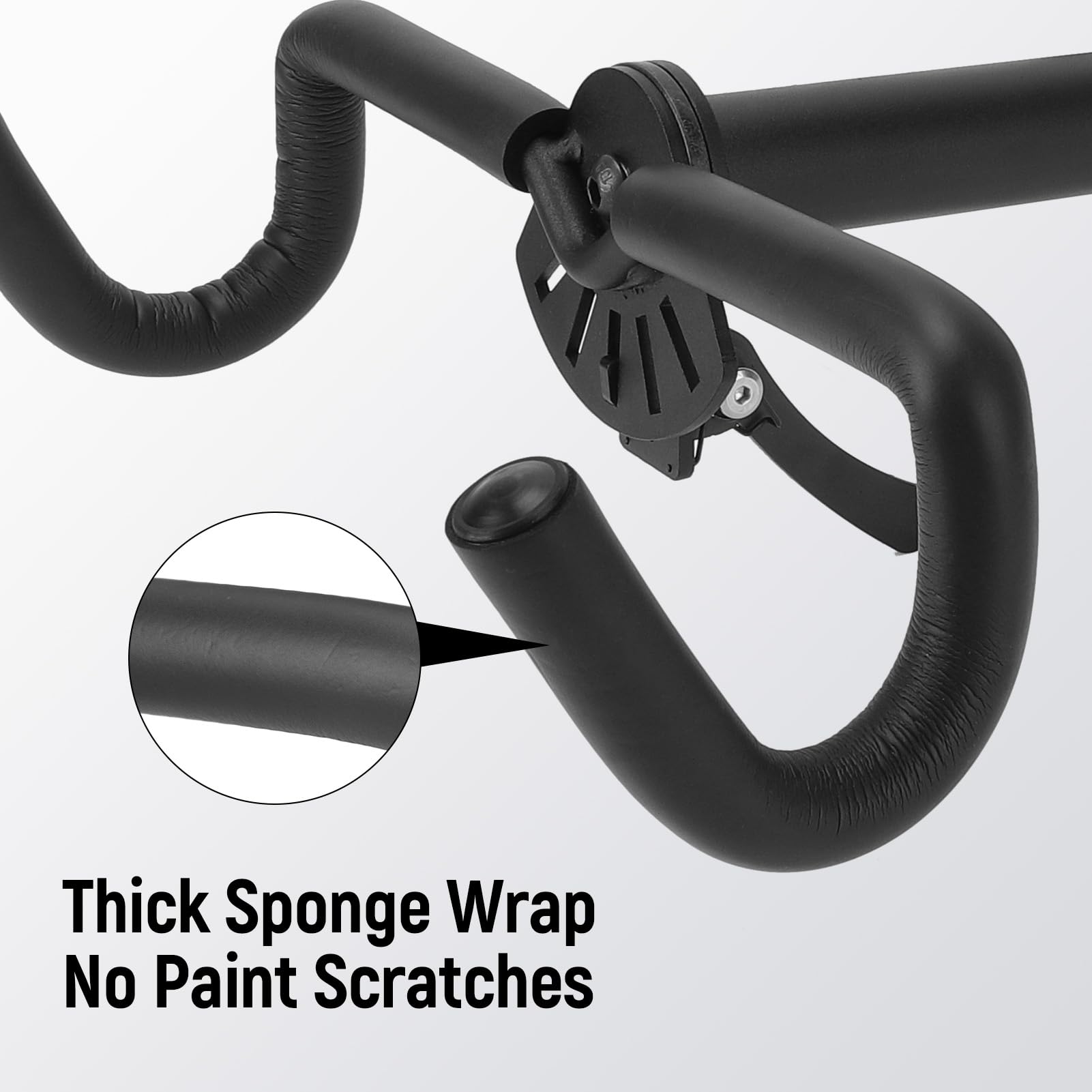 Soporte de pared para bicicleta, diseño 2 en 1 con almacenamiento para casco y ganchos para zapatos, 5 ángulos ajustables para bicicleta de carretera y montaña, brazos plegables con longitud