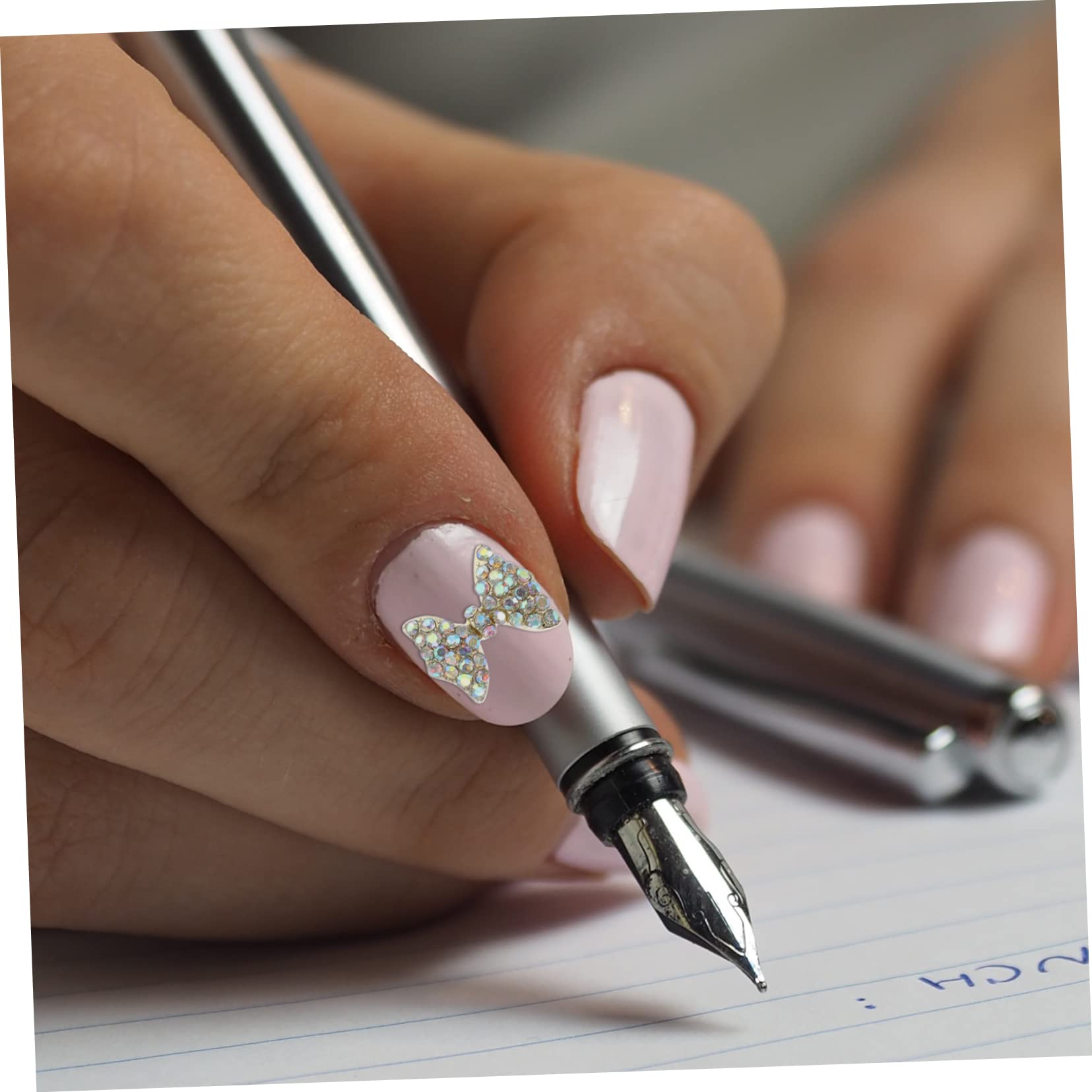 CALLARON 3 Set Decorazioni Unghie Con Accessori Per Nail Art Diy Facili Applicare Su Unghie Naturali E Artificiali E Duraturo Per Condividere Con E Famiglia 10 Pezzi * 3