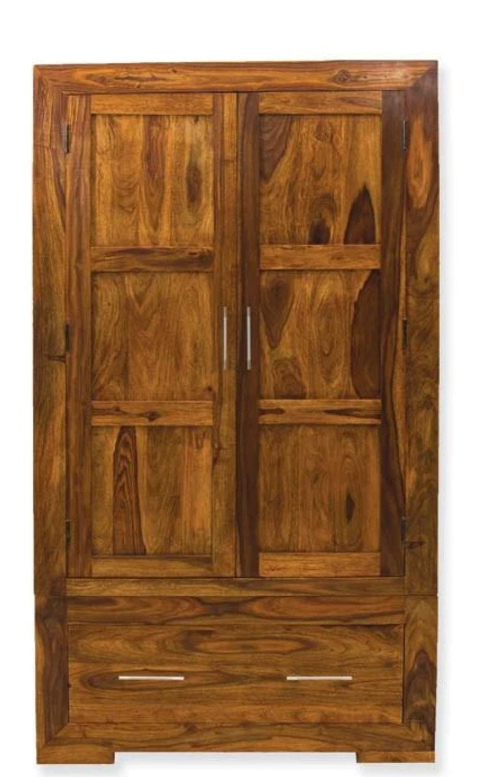 Sheesham Solid Wood Romeo Storage Wardrobe for Bedroom-image-15