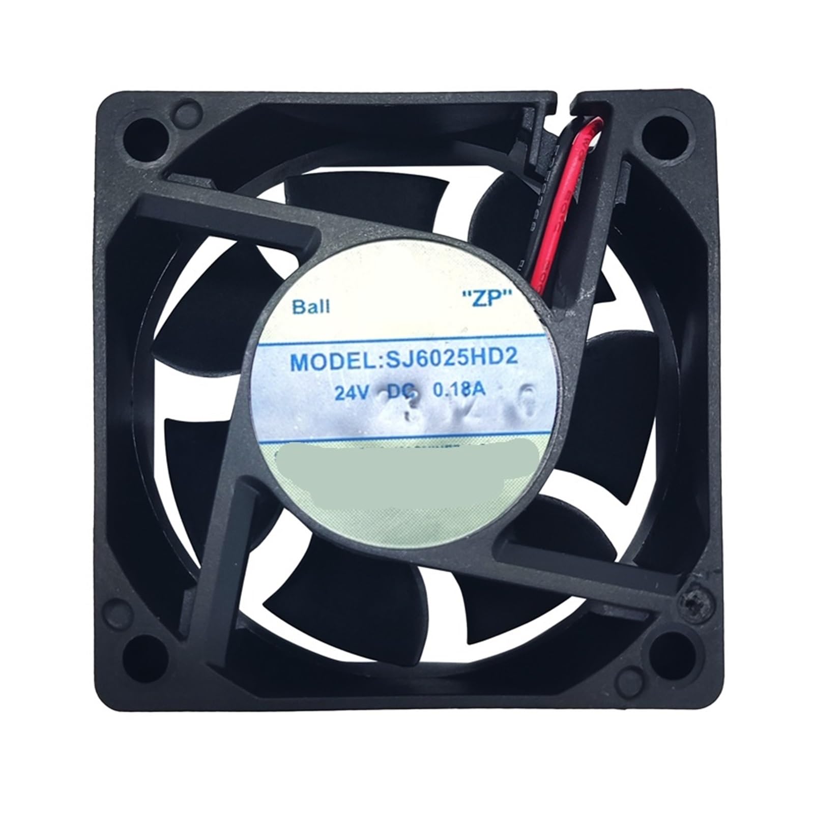 LZIKKGKI 6cm Fan SJ6025HD2 6025 60x60x25mm 0.13A 12V/24V SJ6025HD1 DC Cooling Fan(SJ6025HD2)