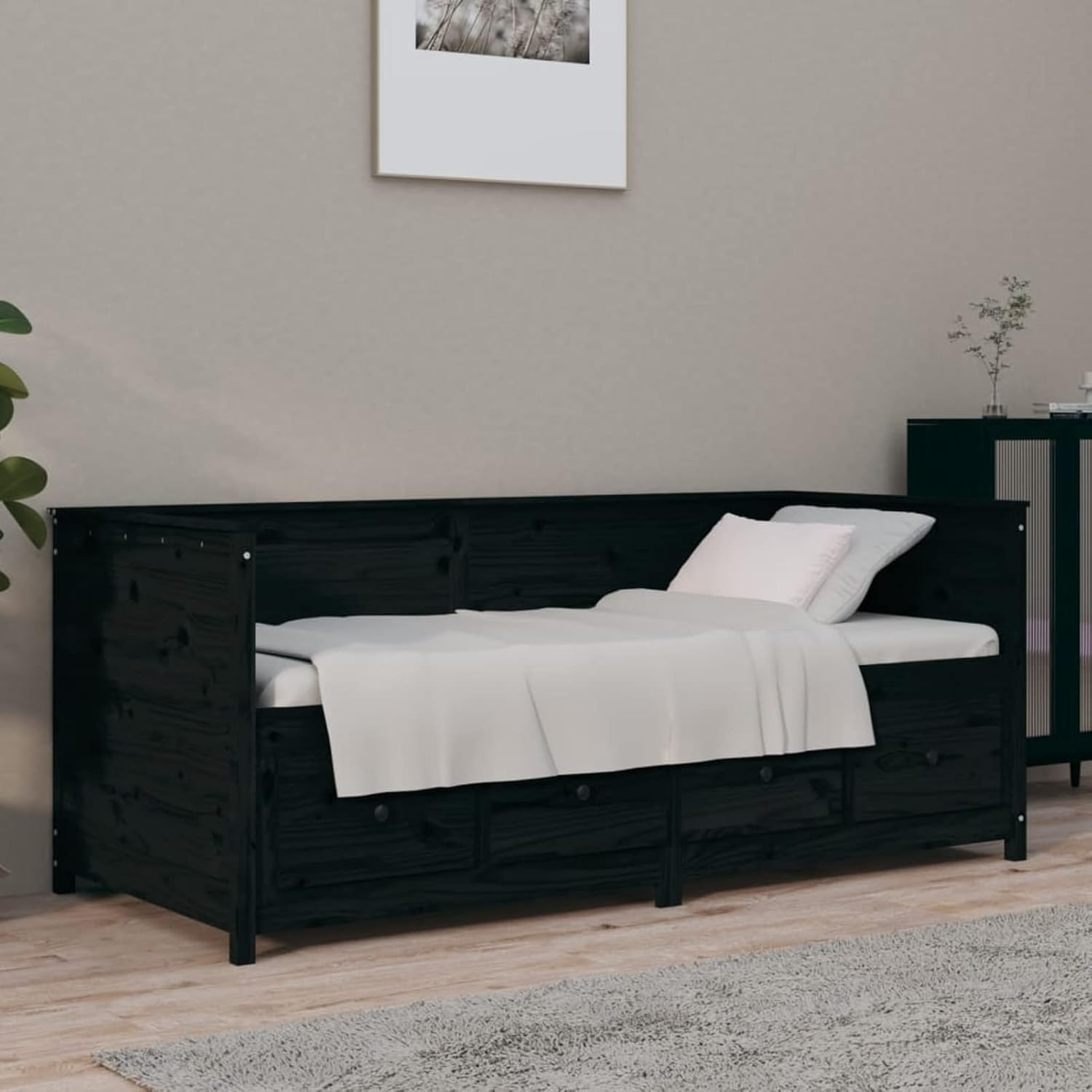 Susany Day Bed Guest Bed Frame Sofa Bed with Storage Drawers for Living
