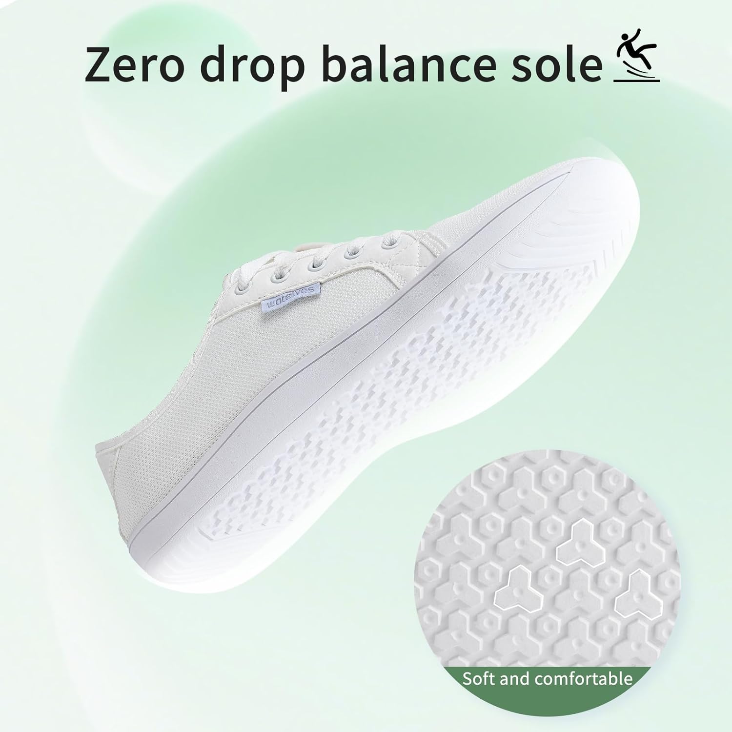 WateLves Barfuss Schuhe Damen Barfußschuhe Herren Kint Sneaker Walkingschuhe Minimalistische - Image 4